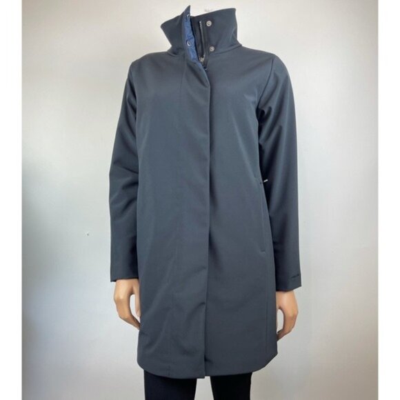 Patagonia Women's Sidesend Insulated Parka Coat Style 27675 Black - Picture 4 of 16